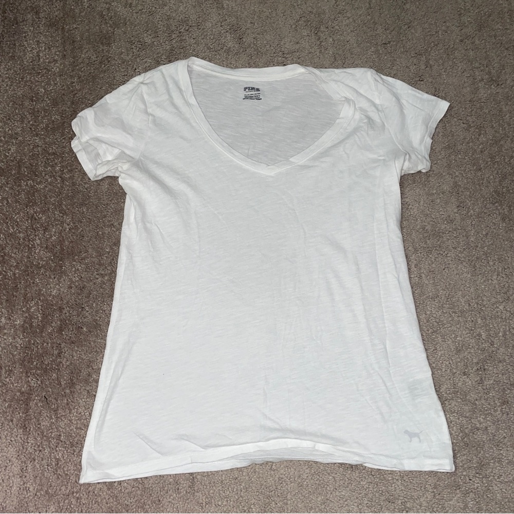 White T Shirt VS PINK XS